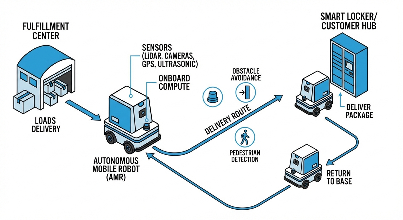 Last-Mile Delivery Workflow Diagram