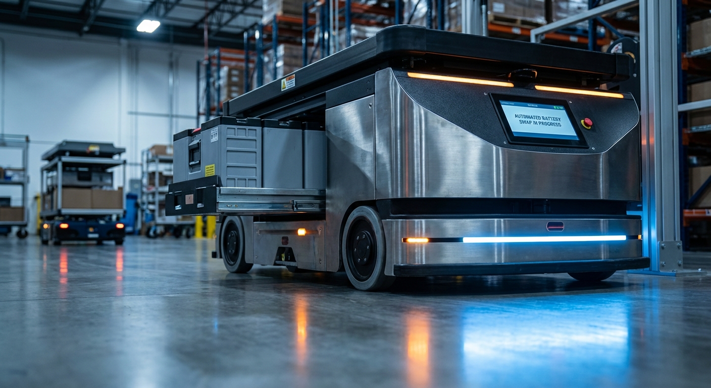 Automated Battery Swapping AGV