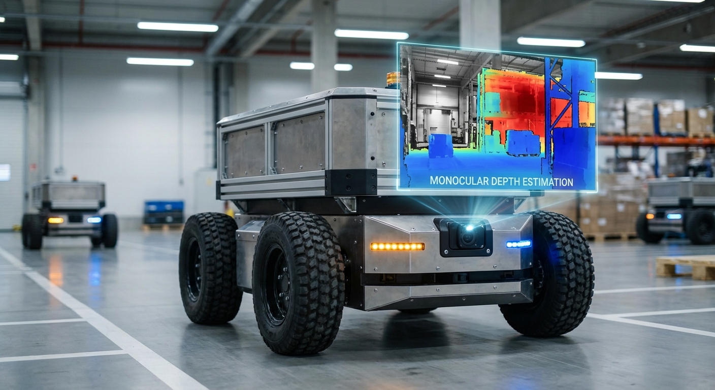 Monocular Depth Estimation AGV