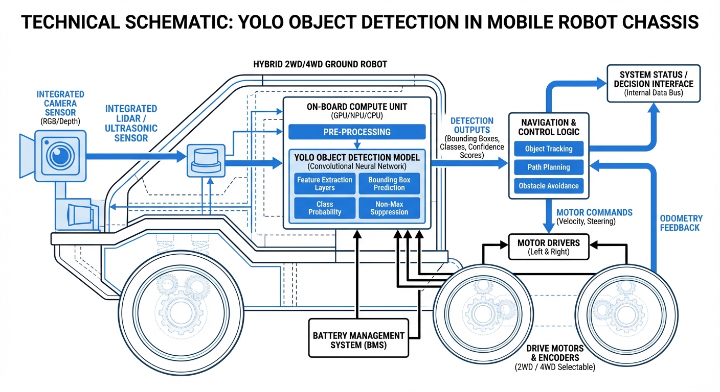 Technical Diagram of YOLO Architecture