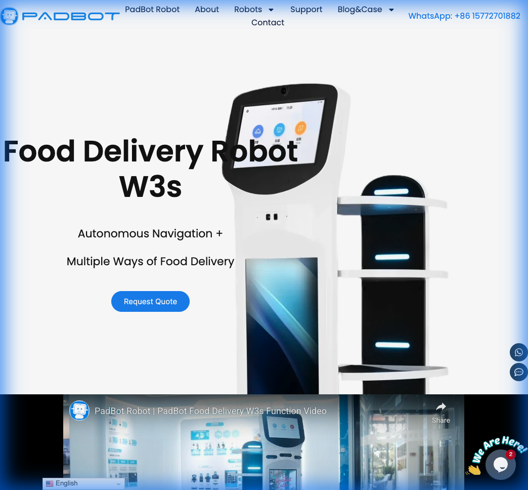 Food Delivery Robot W3s