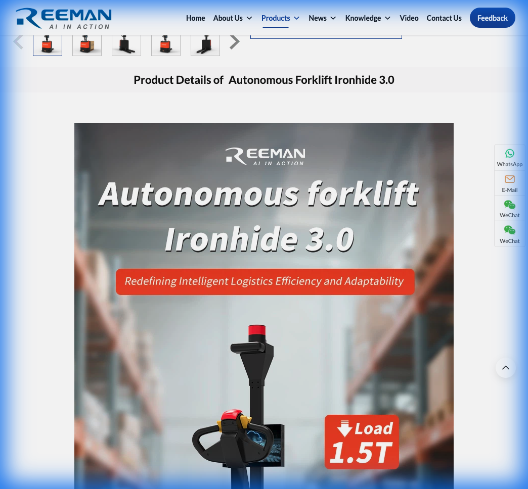 Ironhide 3.0 Autonomous Forklift